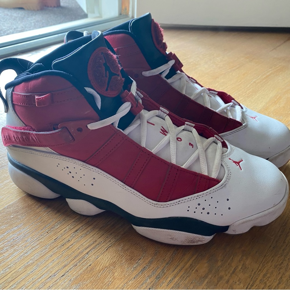 Air Jordans Two3 Size 10.5 Red, white, and black